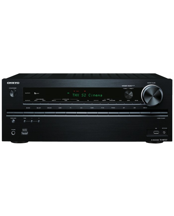 Onkyo TX-NR727 7.2-channel home theater receiver with Wi-Fi-Bluetooth