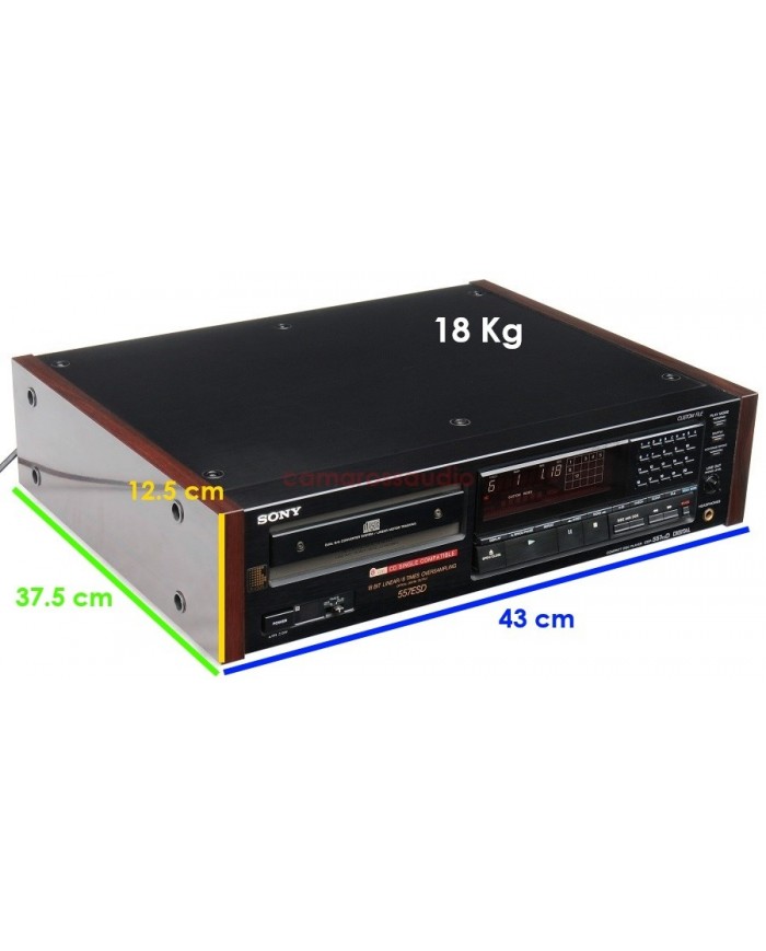 SONY CDP 557ESD Dimensions - Size