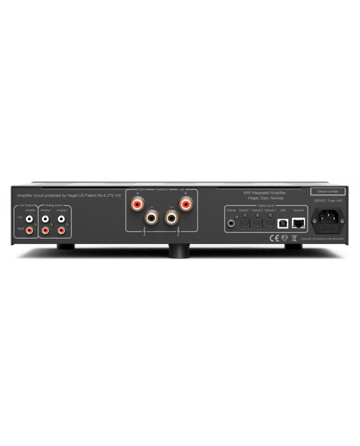 HEGEL H95 Integrated Amplifier Rear