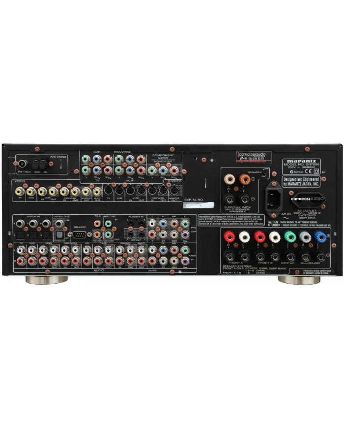 Marantz SR7500 inputs