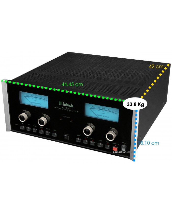 Mcintosh MA6500 size -  dimensions