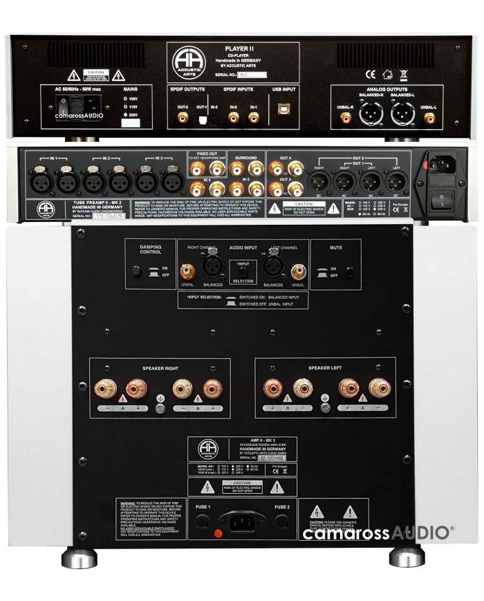 Accustic Arts Amp II Mk3 Power / Tubeamp II Mk2 Preamp / Player II MK2