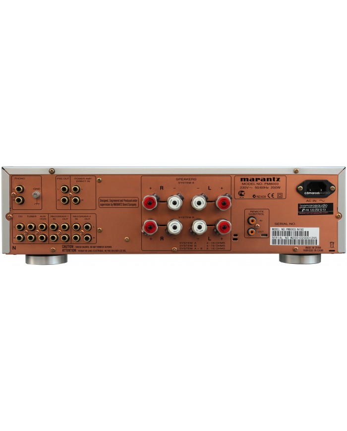 Marantz PM8003 rear