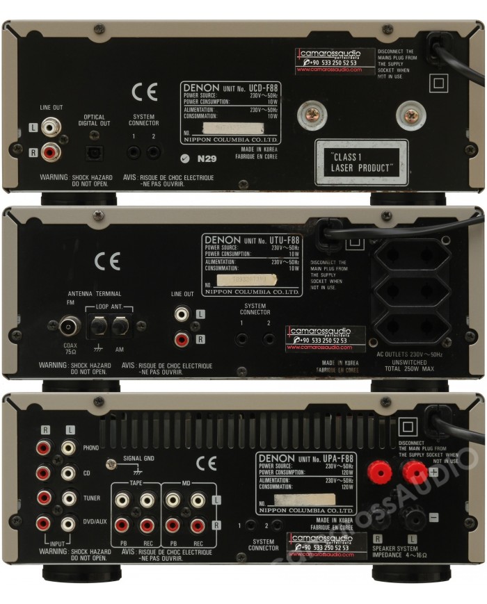 Denon UPA-F88, UTU-F88, UCD-F88