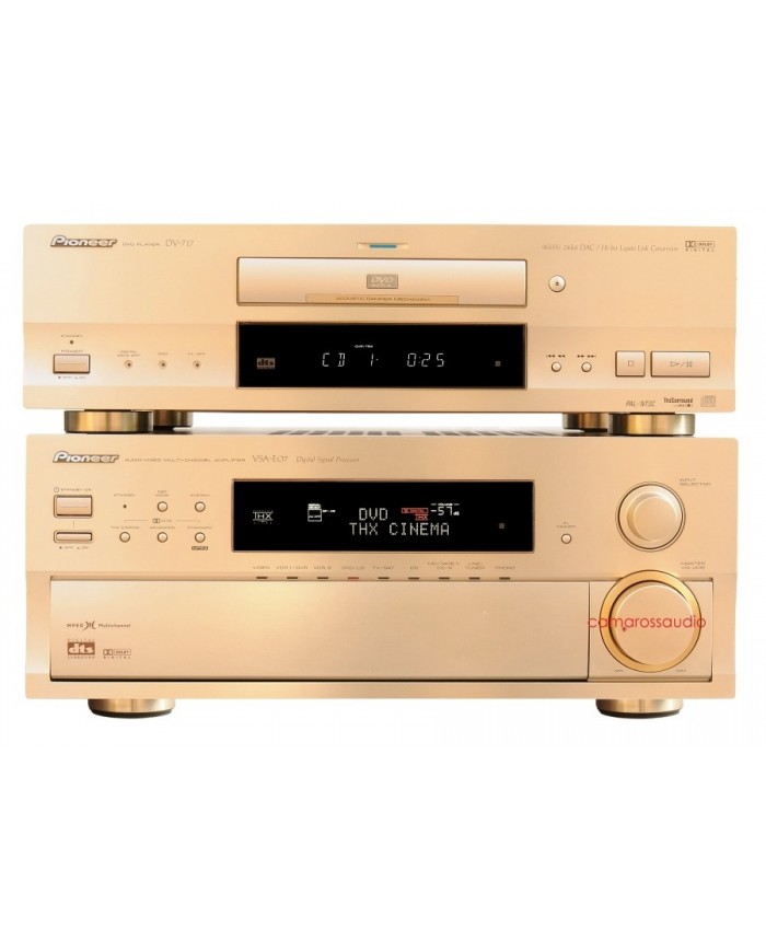 Pioneer VSA-E07 Amplifier DVD-717 Player