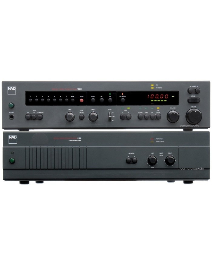 Nad 1600 Preamp Tuner 2100 Poweramp (monitor series)